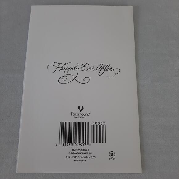 5 For $20.0Paramount Greeting Cards Second Marriage Congrats 6 Cards/6 Envelopes - Picture 7 of 7